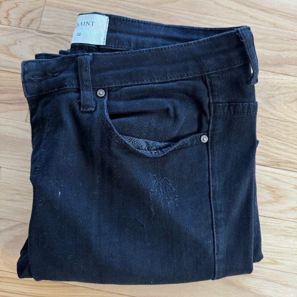 Besaint Clo Black Stretch Slim Jeans